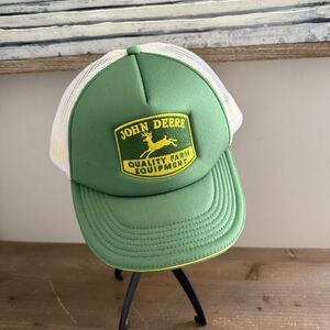 John Deere Mens Quality Equipment Foam Trucker Hat Farmer America Adjustable
